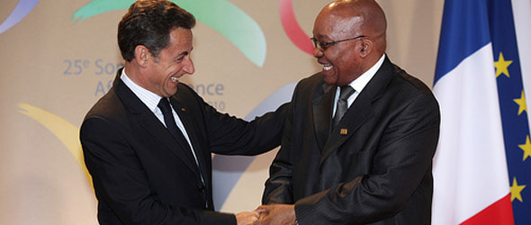 Sarkozy, Zuma Business